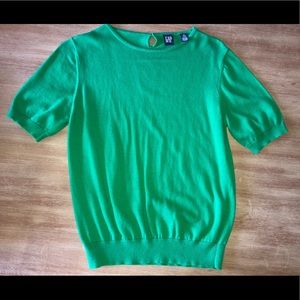 Vintage Gap vibrant green sweater shirt